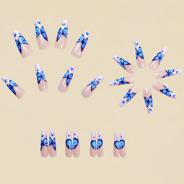 12 Sizes-24 Pcs Press On Nails Y686