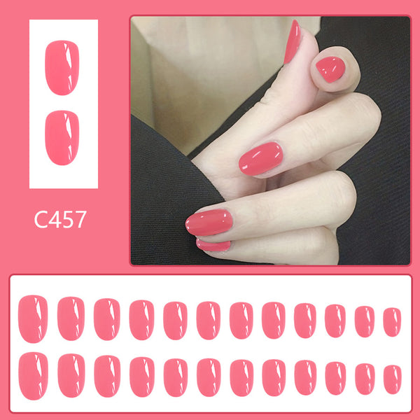 12 Sizes-24 PcsPress On Nails C457