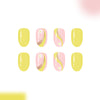 12 Sizes-24 Pcs Press On Nails C1556