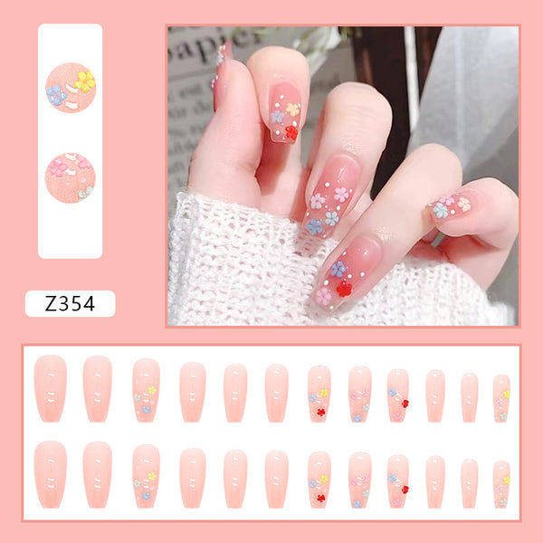 12 Sizes-24 Pcs Press On Nails Z321