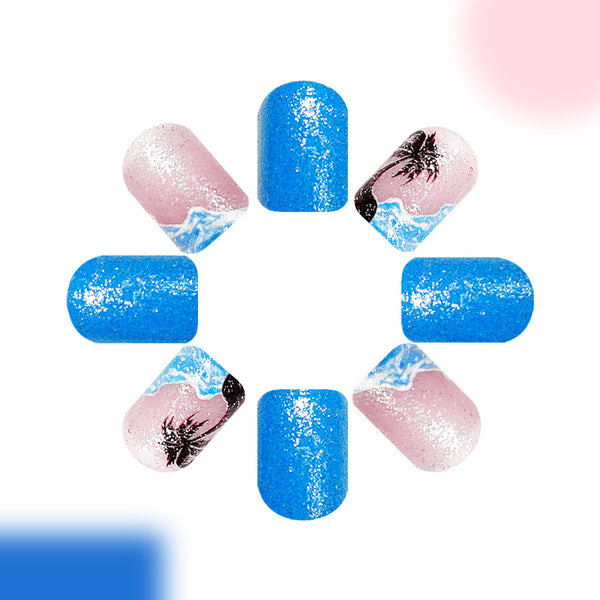 12 Sizes-24 Pcs Press On Nails C937