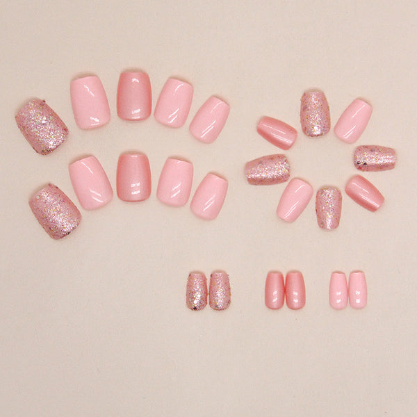 12 Sizes-24 Pcs Press On Nails W1384