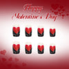 12 Sizes-24 Pcs Press On Nails C1508