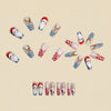12 Sizes-24 Pcs Press On Nails Y1320