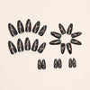 12 Sizes-24 Pcs Press On Nails W524