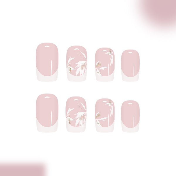 12 Sizes-24 Pcs Press On Nails C1088