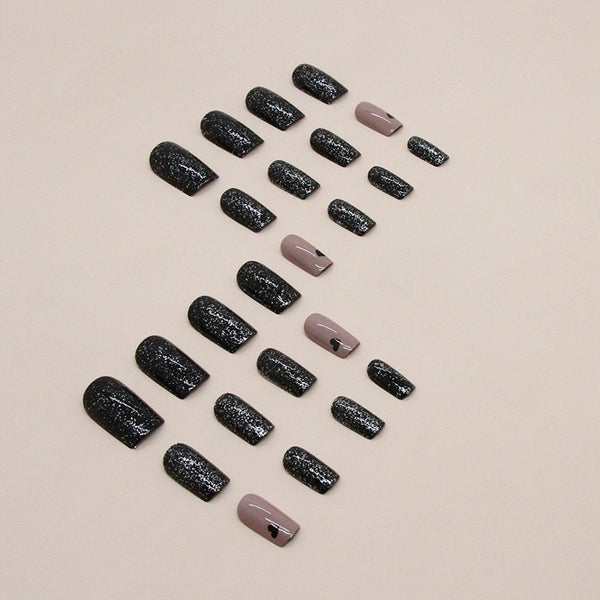 12 Sizes-24 Pcs Press On Nails W1111