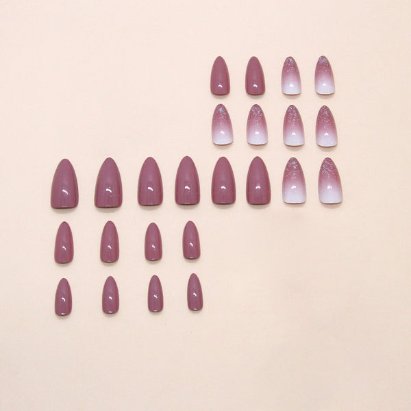 12 Sizes-24 Pcs Press On Nails W1872
