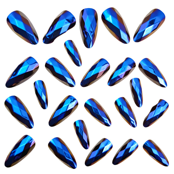 12 Sizes-24 Pcs Press On Nails Y1328