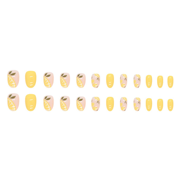 12 Sizes-24 Pcs Press On Nails W938