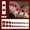 12 Sizes-24 Pcs Press On Nails F149