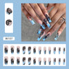 12 Sizes-24 Pcs Press On Nails W107
