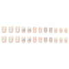 12 Sizes-24 Pcs Press On Nails R930