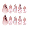 12 Sizes-24 Pcs Press On Nails JP3432