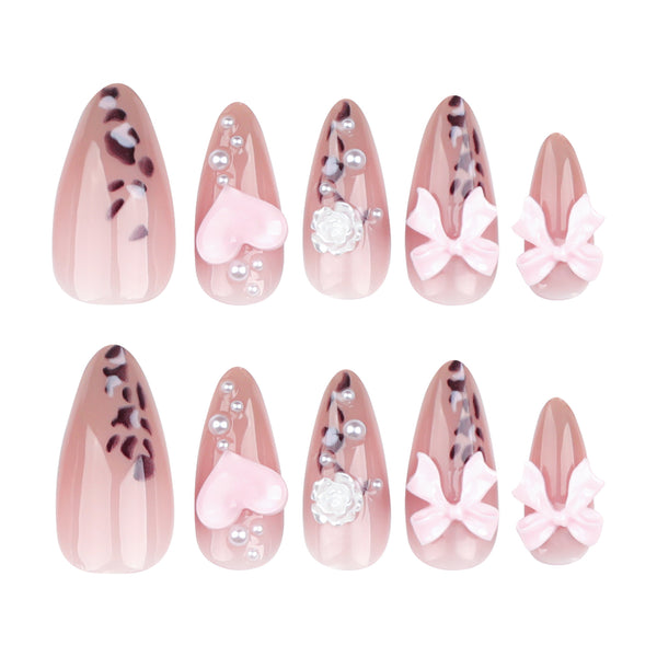 12 Sizes-24 Pcs Press On Nails JP3432