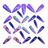 12 Sizes-24 Pcs Press On Nails Y1439