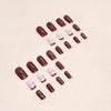 12 Sizes-24 Pcs Press On Nails w812