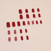 12 Sizes-24 Pcs Press On Nails W1519