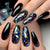 12 Sizes-24 Pcs Press On Nails Y1498