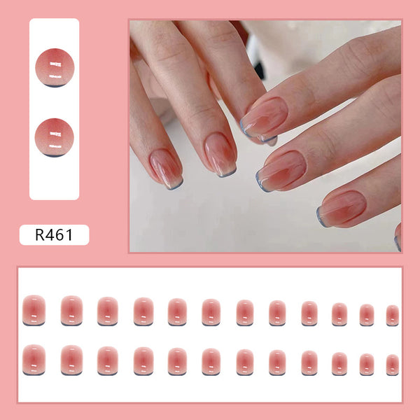 12 Sizes-24 Pcs Press On Nails R441
