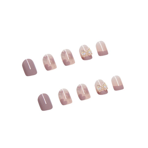 12 Sizes-24 Pcs Press On Nails Z088