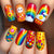 12 Sizes-24 Pcs Press On Nails Y728