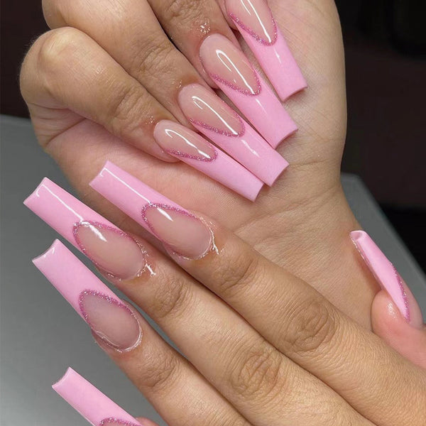 12 Sizes-24 Pcs Press On Nails JP1733