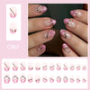 12 Sizes-24 Pcs Press On Nails C967