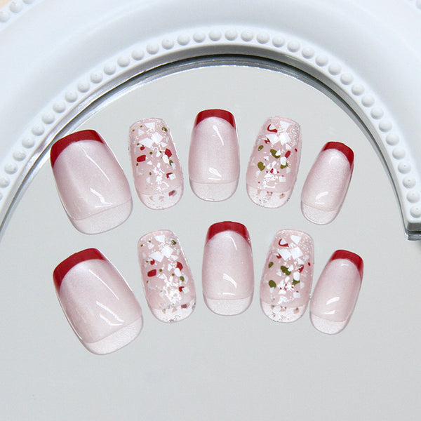 12 Sizes-24 Pcs Press On Nails My154