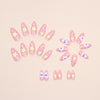 12 Sizes-24 Pcs Press On Nails W837