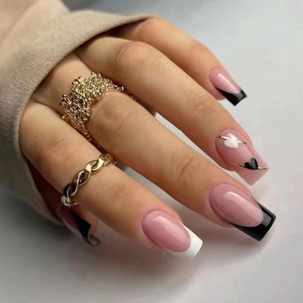 12 Sizes-24 Pcs Press On Nails W338