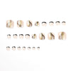 12 Sizes-24 Pcs Press On Nails JP1646