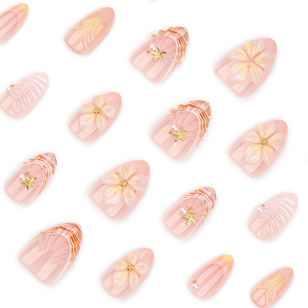 12 Sizes-24 Pcs Press On Nails JP4340