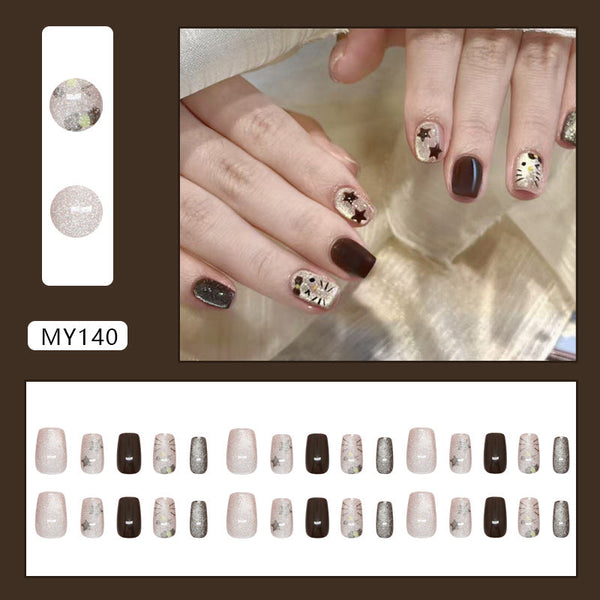 12 Sizes-24 PcsPress On Nails MY140