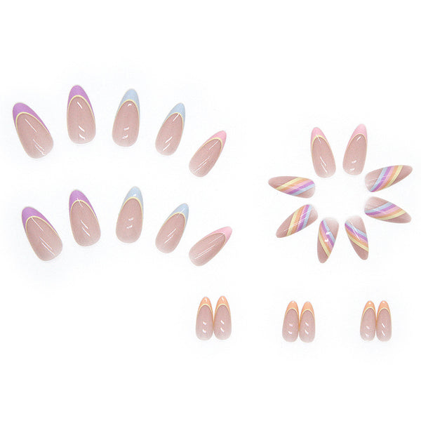 12 Sizes-24 Pcs Press On Nails W120