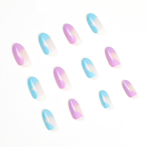12 Sizes-24 Pcs Press On Nails JP1349