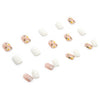 12 Sizes-24 Pcs Press On Nails R431