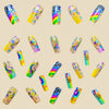 12 Sizes-24 Pcs Press On Nails Y515