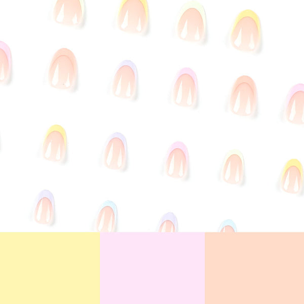 12 Sizes-24 Pcs Press On Nails JP2528