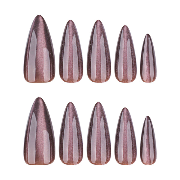 12 Sizes-24 Pcs Press On Nails JP4190
