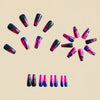 12 Sizes-24 Pcs Press On Nails Y1187