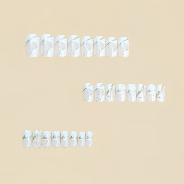 12 Sizes-24 Pcs Press On Nails Y928