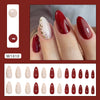 12 Sizes-24 Pcs Press On Nails W1810
