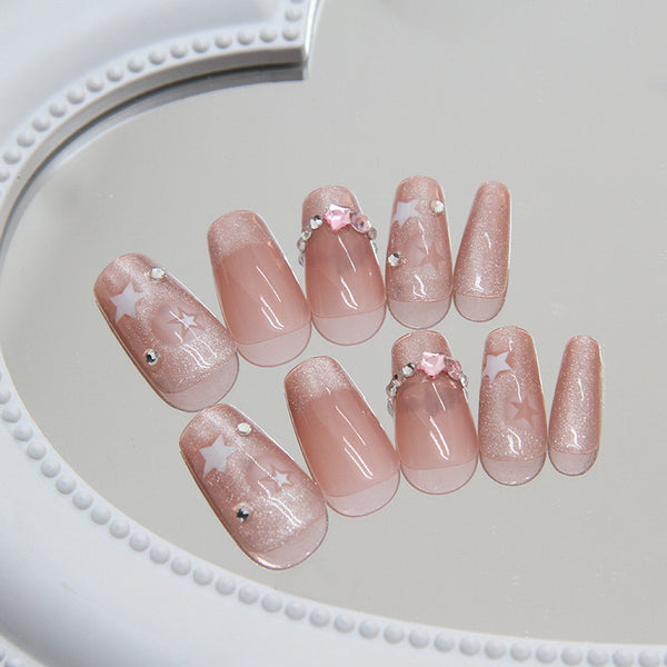 12 Sizes-24 Pcs Press On Nails Z848