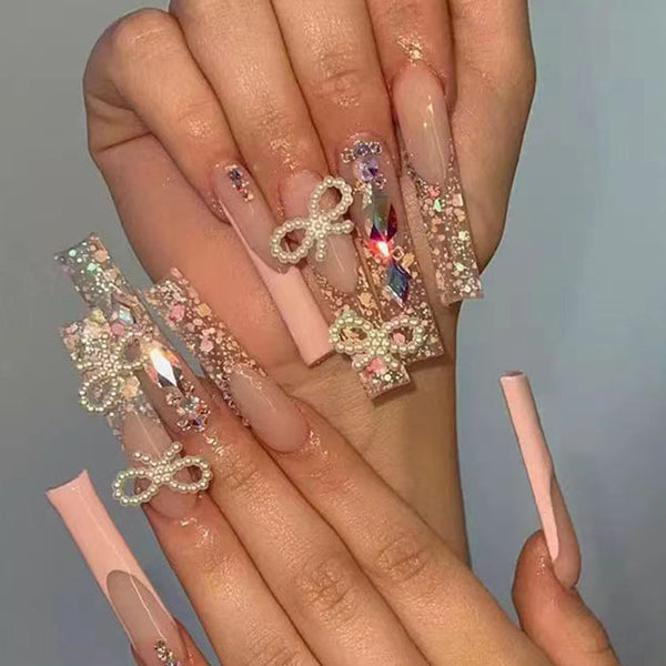 12 Sizes-24 Pcs Press On Nails Z480