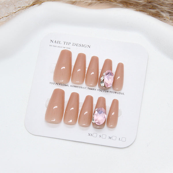 12 Sizes-24 Pcs Press On Nails FM239-S