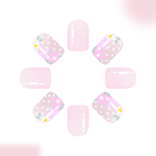 12 Sizes-24 Pcs Press On Nails C1054
