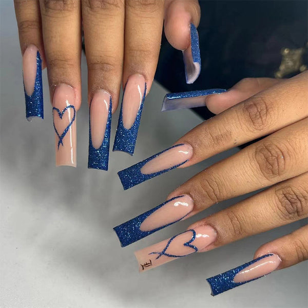 12 Sizes-24 Pcs Press On Nails W478