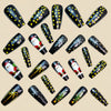 12 Sizes-24 Pcs Press On Nails Y1244