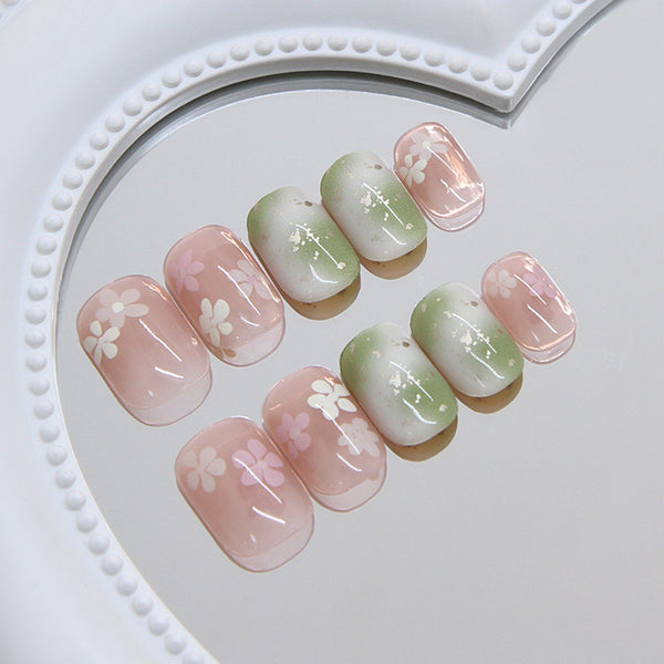 12 Sizes-24 Pcs Press On Nails R975
